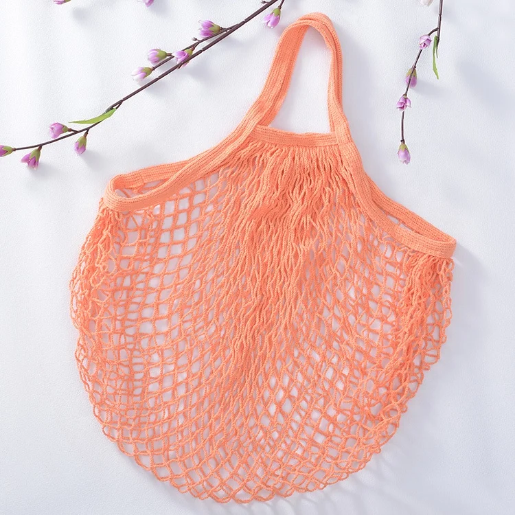 

Drawstring mesh net shopping bag grocery laundry storage bag eco friendly bags