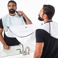 

130x80cm Male Beard Apron Bib Trimmer Facial Hair Cape Sink Shaving Beard Apron Waterproof Bathroom Supplies
