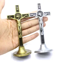

Hot selling church decoration ornament pendant Jesus metal cross