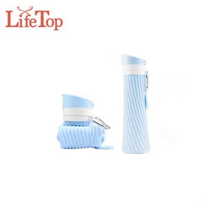Image of New Design 500ml Collapsible Silicone Sports Water Bottle