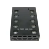 10-Port USB Hub with Smart Charging Ports Built-In Surge Protector with ON/OFF Switch & LED Indicators Read