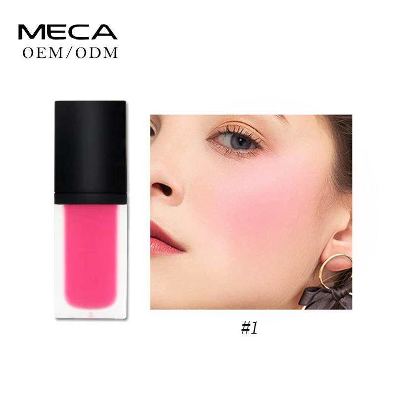 
Hot Sell Beauty Face Professional Mini Design 5 Color Waterproof Vegan Matte Makeup OEM Liquid Blush 