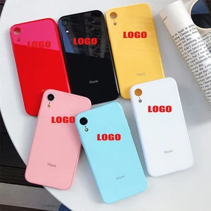 Silicone Phone Case Tempered Glass iPhone X