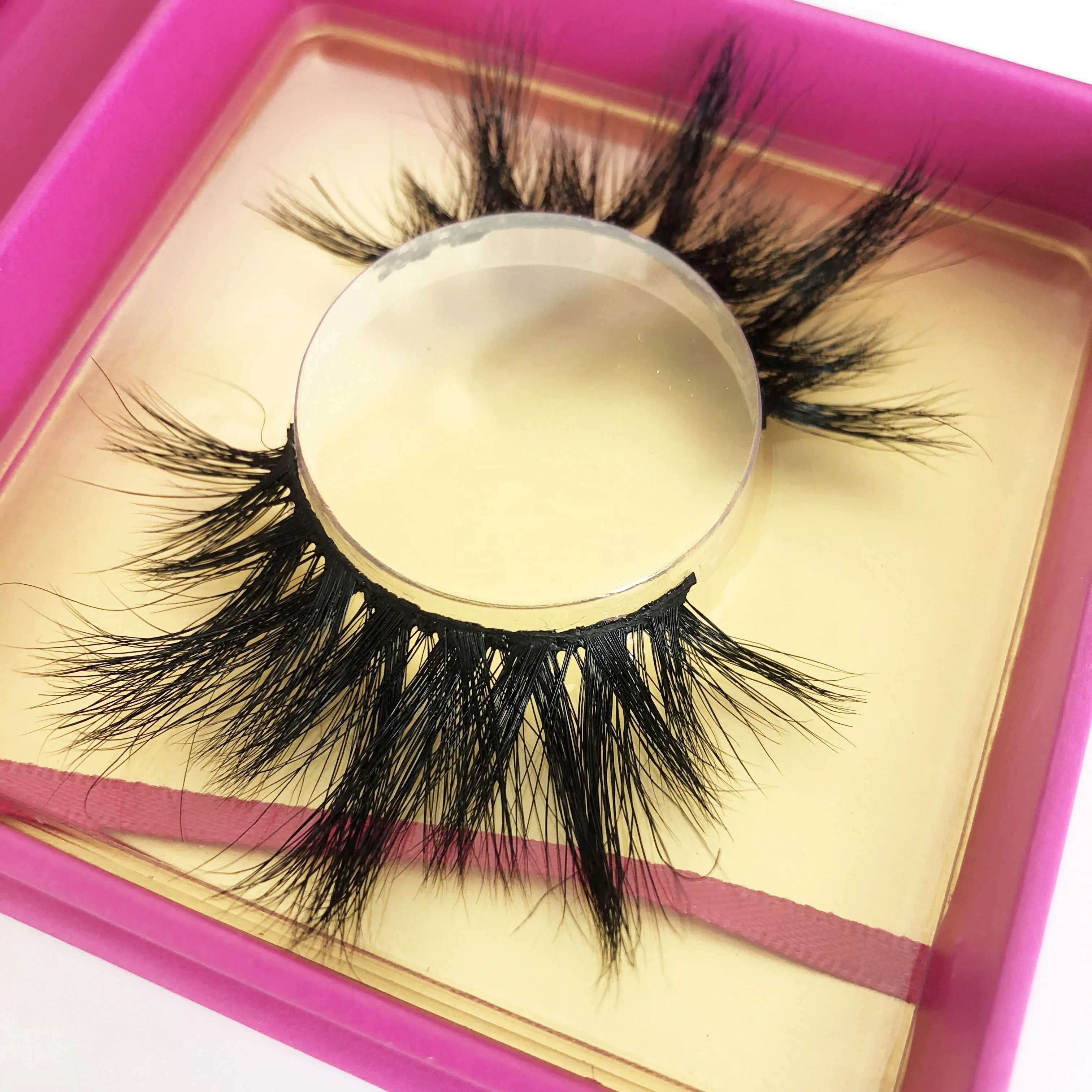 

3D Wholesale cheap new real mink eyelashes natural soft custom private eyelash vendors