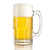 

34 Ounce 1 Liter 1000ml Customized Extra Large Glass Beer Stein Super Mug