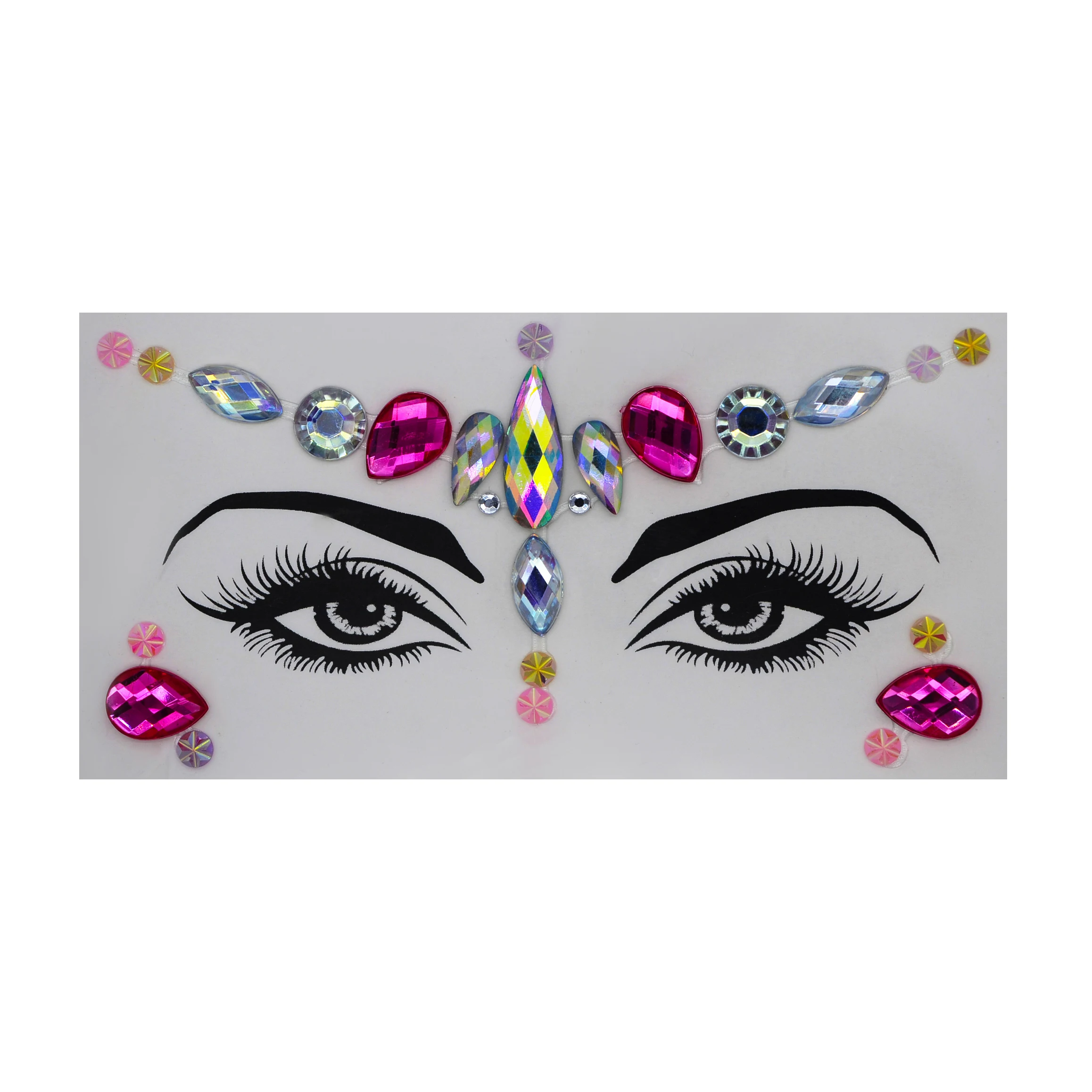 

Festival rave Party Body Glitter Gems sticker Face Diamond Jewels