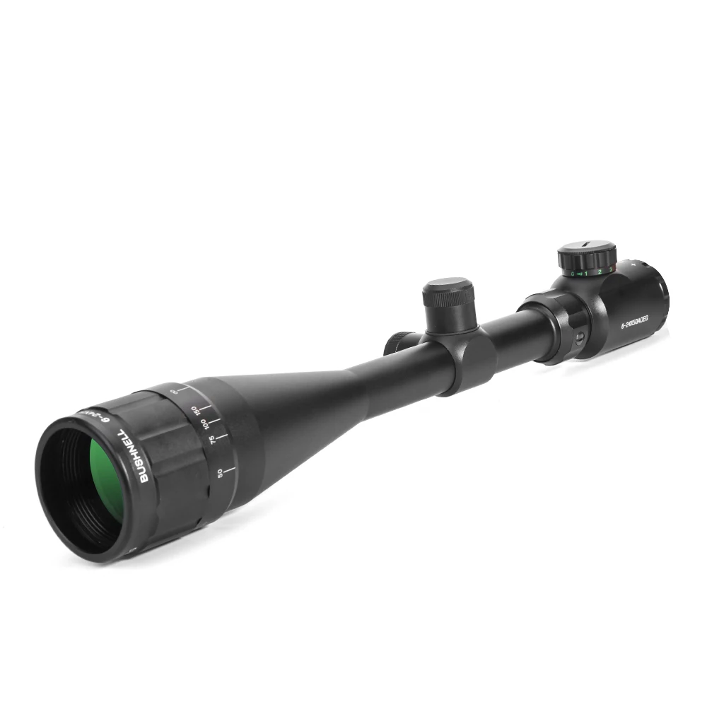 

HY 6-24X50 AOE Tactical Optical Rifle Scope Red and Green Mil-dot Illuminated Sniper Hunting Scopes Air Gun