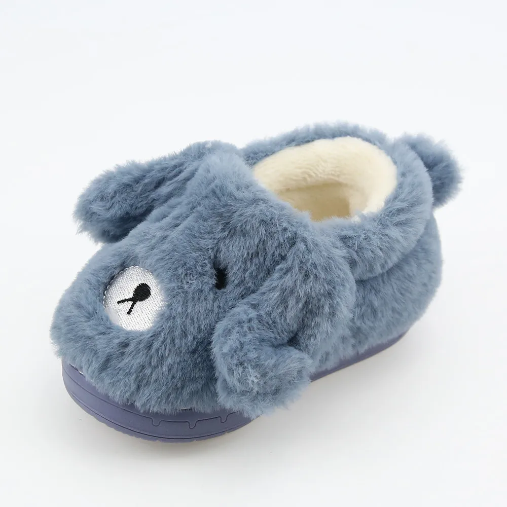 
AINGTON 2019 Brand new baby winter indoor faux fur plush dog slippers 