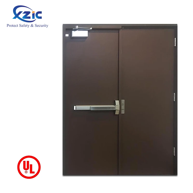 
High safety level fire proof steel doors ul fire rated door 