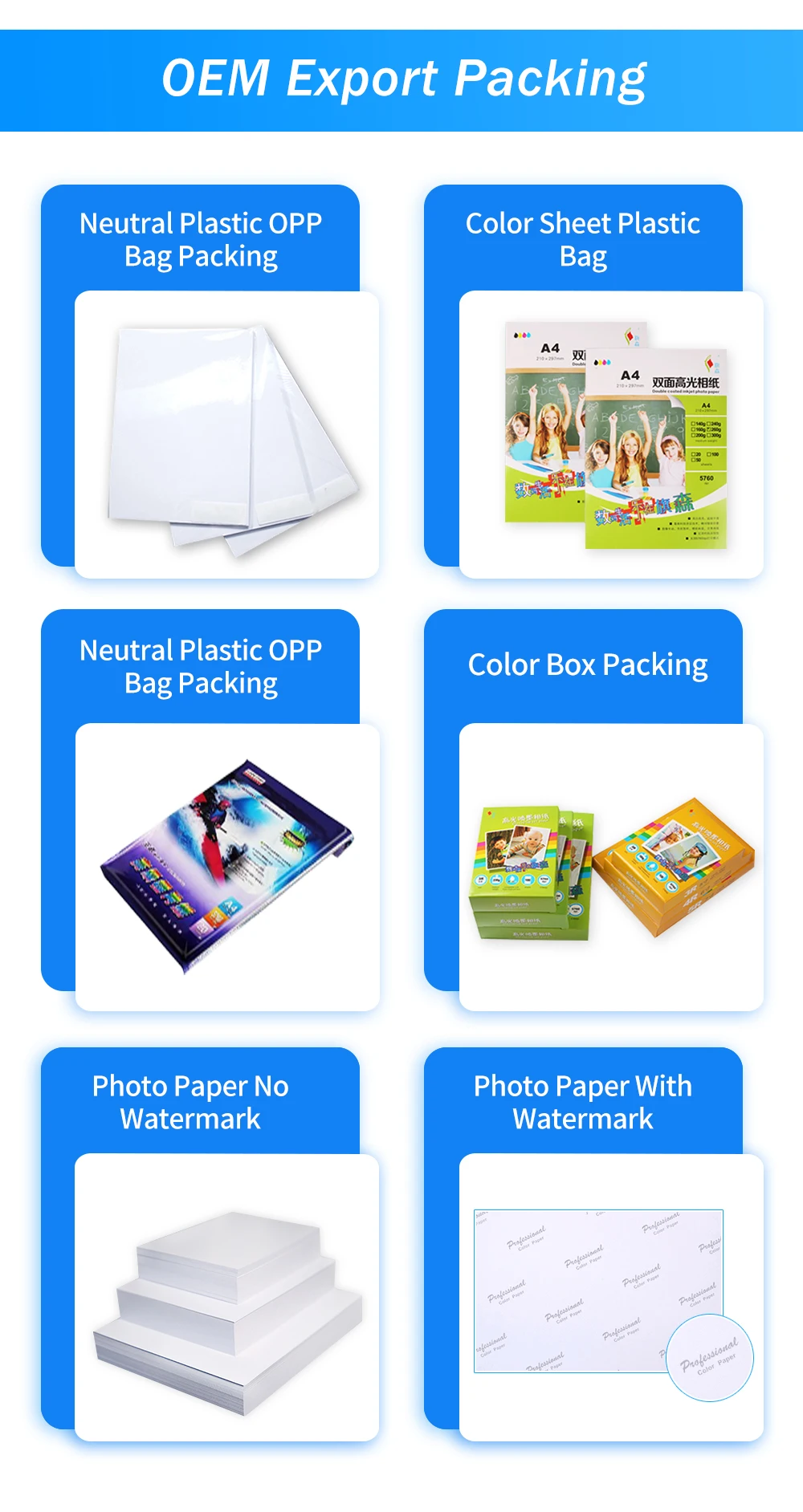 Premium Quality High Glossy Cast Coating Inkjet Photo Paper 180gsm ...