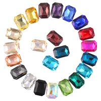 

Wholesale Rectangle Fancy Stone Colorful Crystal Rhinestone Jewelry Garment making