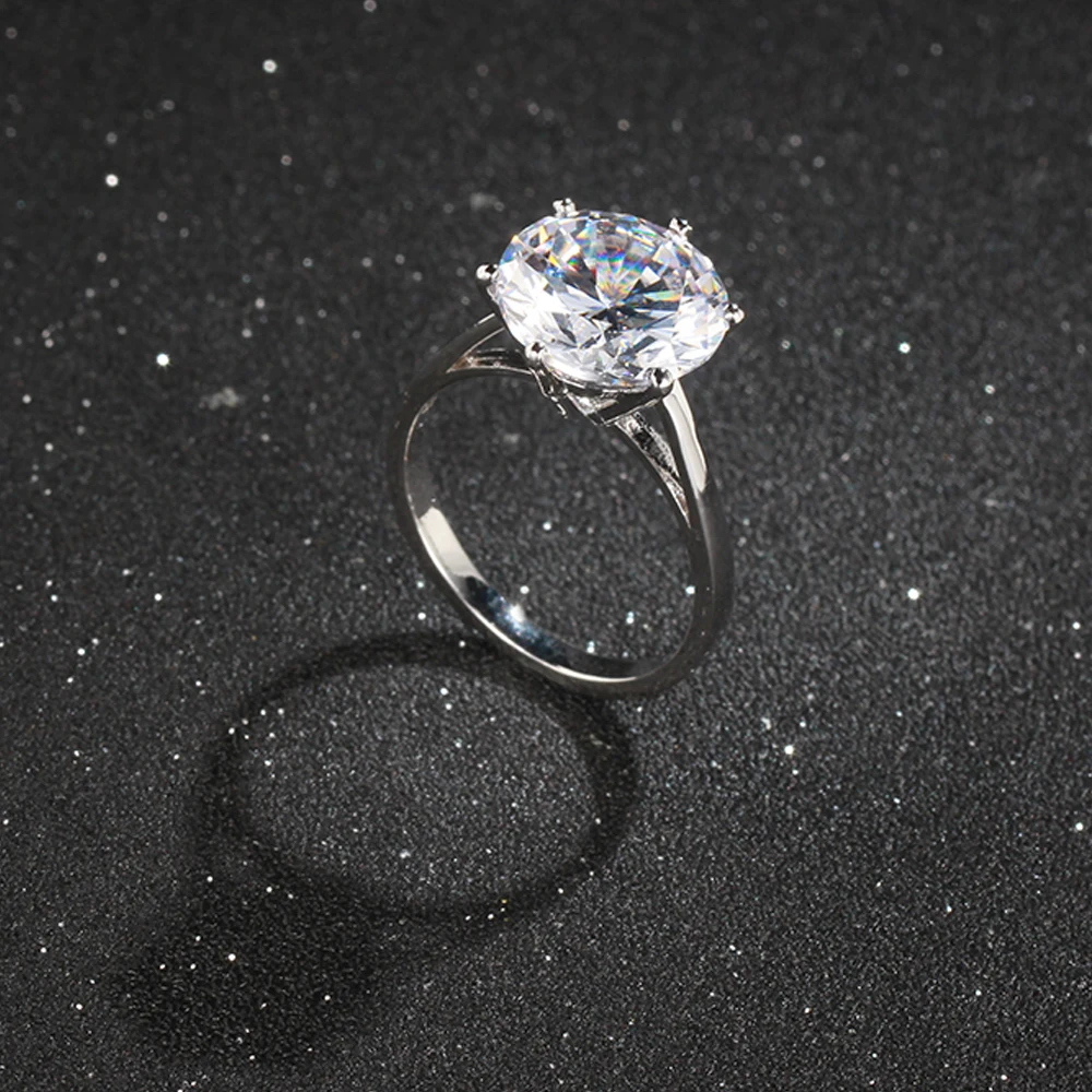 

Fashion jewelry silver fashion pave zircon ring