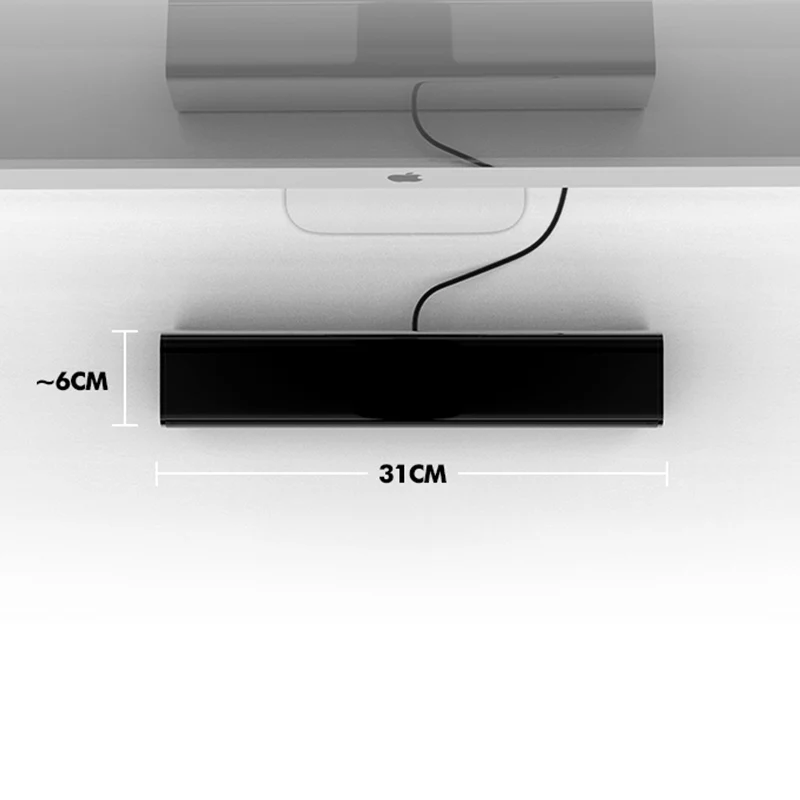 

2019 Iron net wired computer speaker portable Soundbar in home theatre system