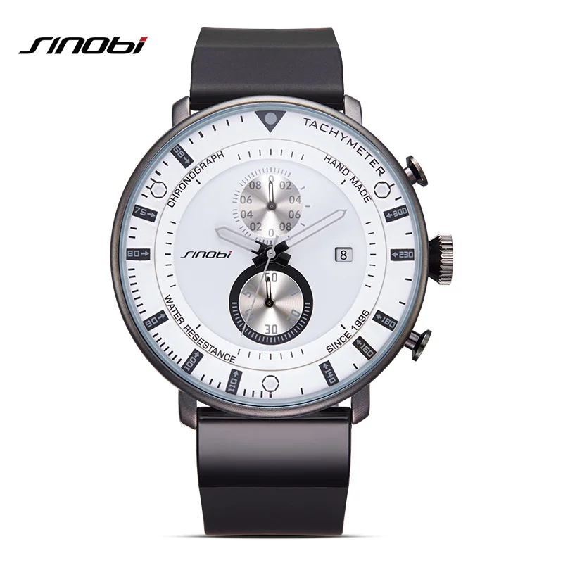 

SINOBI Luxury Brand Men Watches Analog Quartz Wristwatches Men's Army Military Watch Man Quartz Clock Relogio Masculino 2019