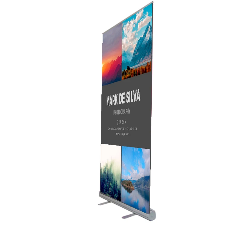 Trade Show 85 200cm Aluminum Rollups Frame Display Stand Roll Up