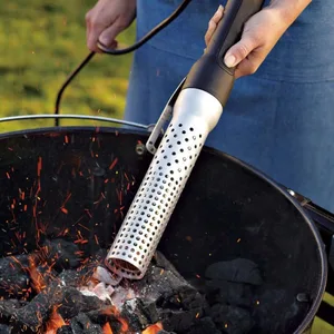 Image of Electronic Charcoal Grill Lighter, Charcoal Starter for BBQ Grill, Smoking, Fire Pits, Kamado