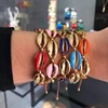 XY-CM13132 Wholesale fashion shell bracelet ,women cowrie shell bracelet , sea shell bracelet