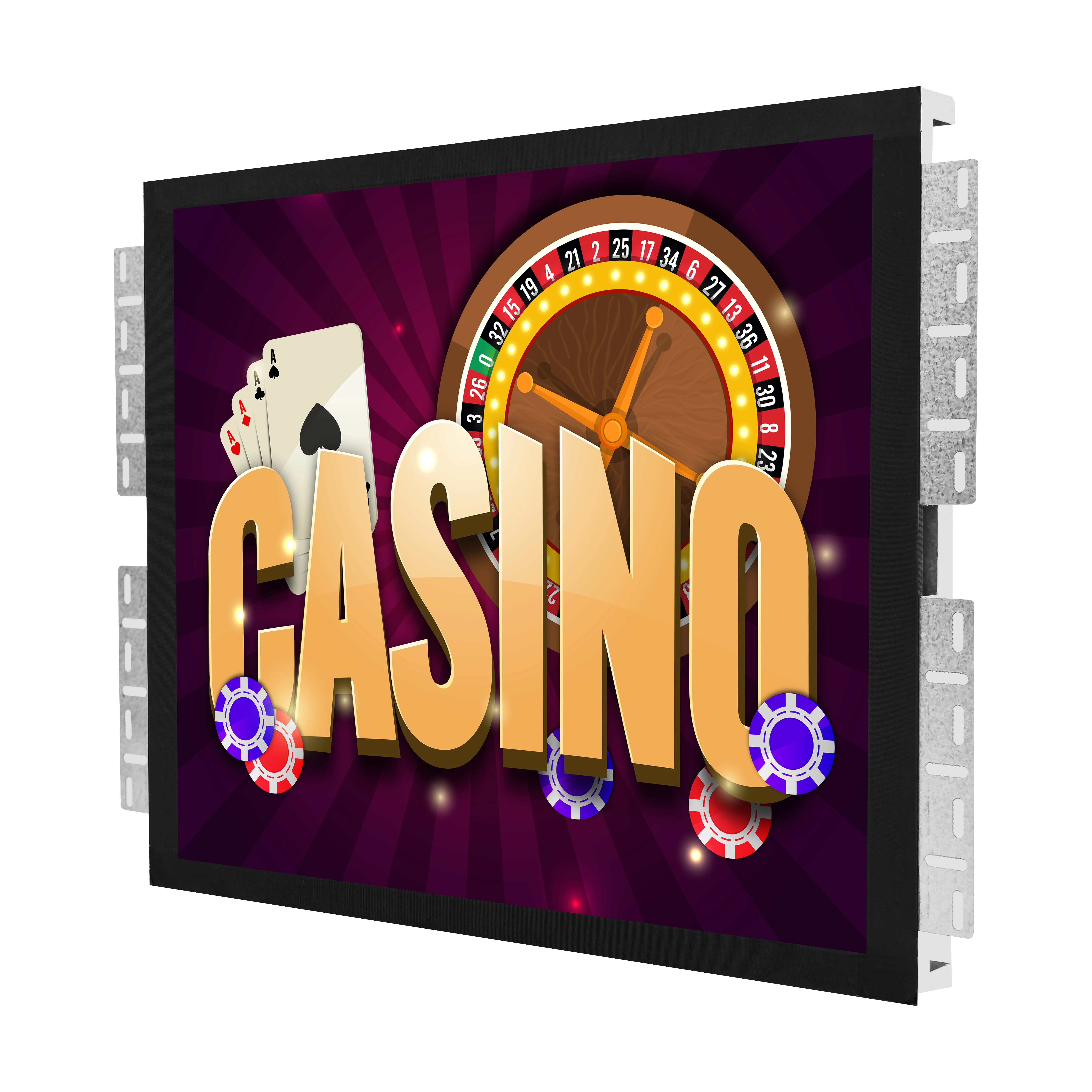 

cheap 3M/ELO POG WMS fire link casino slot Game display 17 19 22 24 27 32 43 inch Infrared Touch Screen monitor