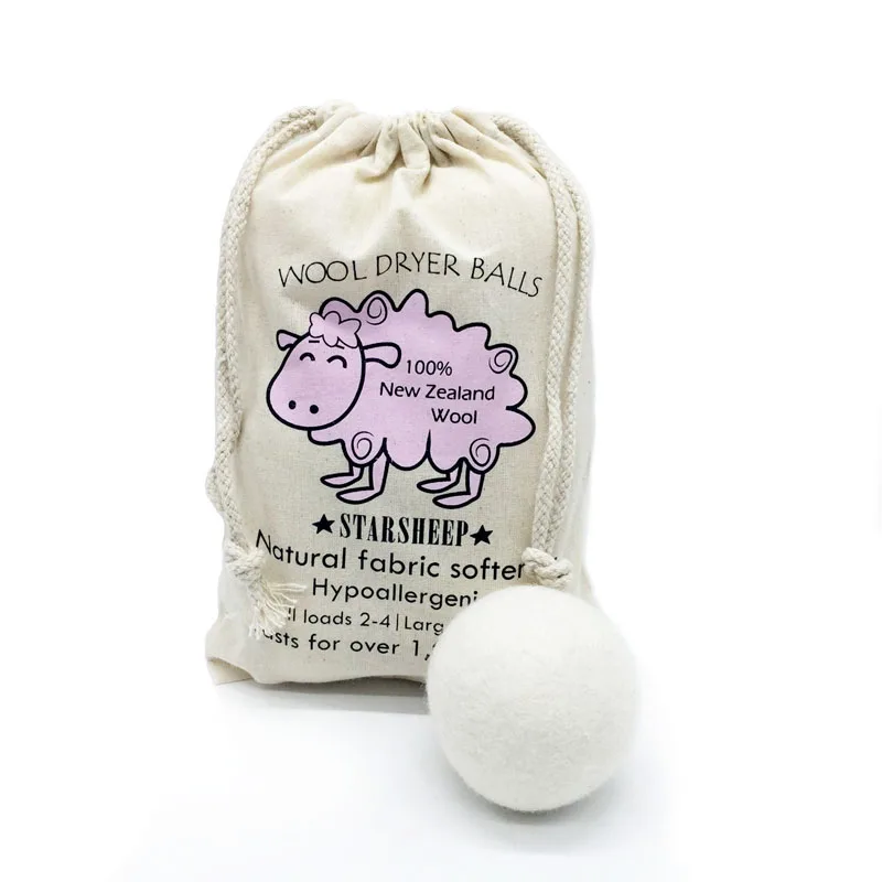 

100% New Zealand Organic Wool Felt Laundry Dryer Balls