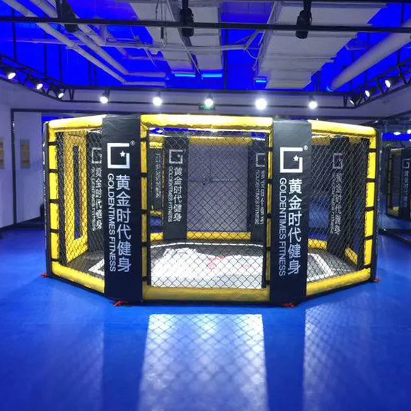 競技用オクタゴンMMAケージ ボクシングリング サイズ4m~8m カスタムロゴ可