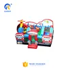 fire fighting truck theme park inflatable fun city on sale air jumping playground inflatable bouncy park new design 2019