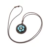 Free Shipping adjustable cord 25mm blank cabochon base setting for jewelry making necklace pendant try