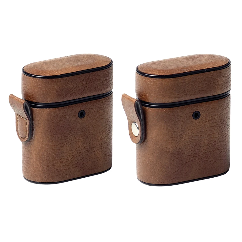 

2019 New PU leather cases for airpod 2 protective case