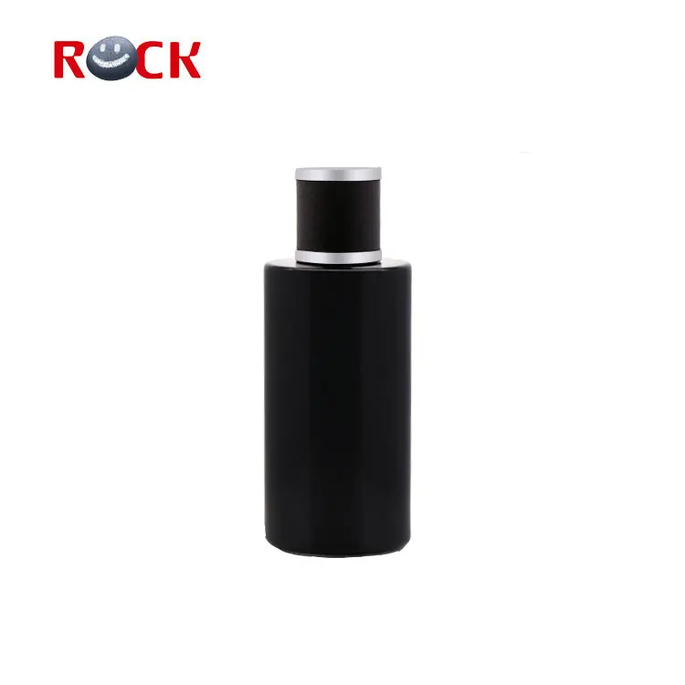 
New design glass refillable 15ml 50ml 100ml perfume bottle black 