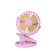 Portable 2 Gear Rocker Switch Mini Desk Fan Clip-on Quiet Table Fan USB Powered Cooling Flexible Computer Fan for PC Laptop