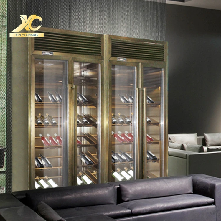 Commerciale de refroidissement en acier inoxydable affichage armoires