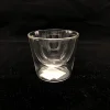 custom handmade clear drink ware glass tea cup