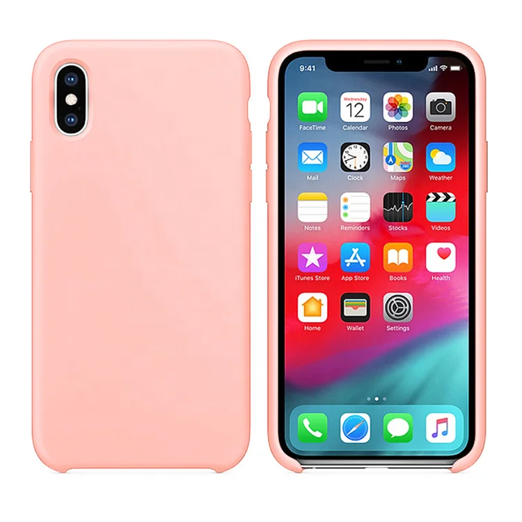 

Rubber Liquid Silicon Phone Shell Silicone Mobile Phone Case Cover with or without Logo, Red;blue;black;pink;purple;orange;white;or custom