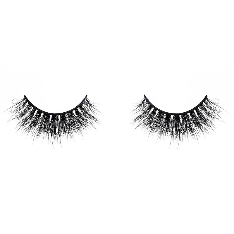 

100% 3D mink fur false eyelashes can custom eyelash box