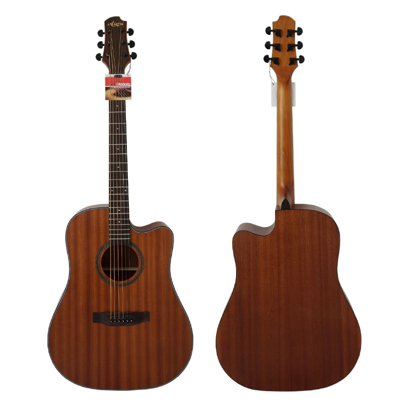 Cheap musical instruments acoustic students guitar OEM for beginner