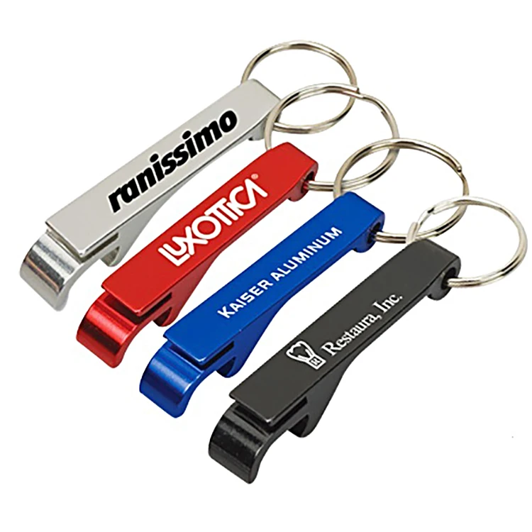 

Personalized Sublimation Blank Metal Aluminium Beer Bottle Opener Keychain Customized Bottle Opener Custom Logo, Green/blue/red/yellow/black/white/silver/customized color acceptable