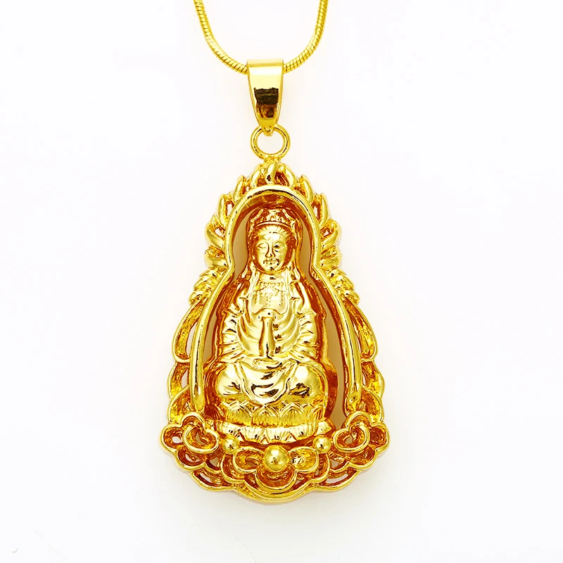 

Xuping fashion jewelry dubai copper alloy religious Avalokitesvara pendant