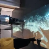 DeFi interactive floor projections desktop projection display