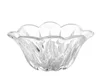 High Quality Flower Shape Cheap Transparent glass fruit plate embossing glass fruit bowl