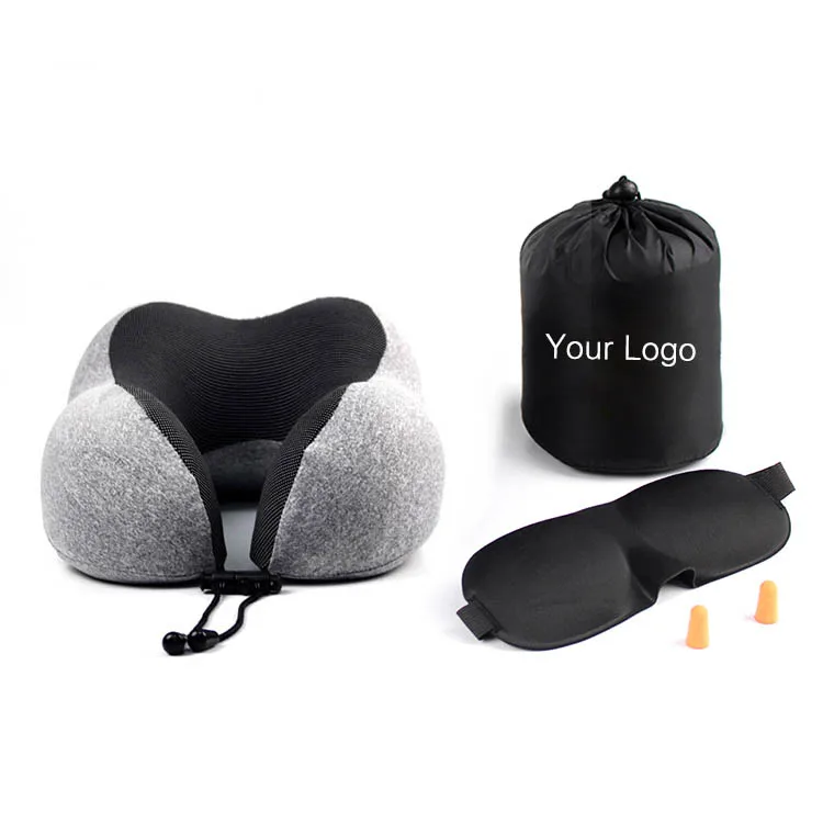 

2019 hot selling U shaped personalized memory foam neck pillow for flying