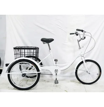 white adult tricycle