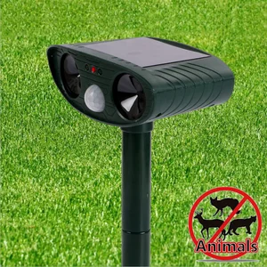 Image of HRS Supplier Wholesale Solar Ultrasonic Outdoor Animal Repellent Motion Activated and Weatherproof Pest Repeller