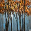 China produces and supplies 100% handcrafted natural landscape plant painting