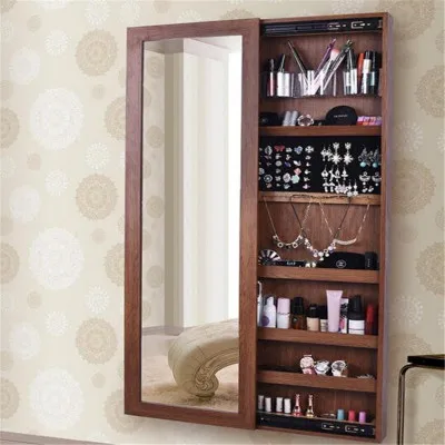 oem odm en bois chambre meubles armoire sol en miroir