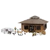 New items farm house toy plastic toy farm set for kids HC433824