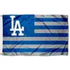 Good quality flying Los Angeles Dodgers flag with grammets