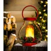 LED Flame Light Bulb Lamp Artificial Fire for Party Festival Decoration, E26 Bulbs Simulated Nature Fire in Antique Lantern