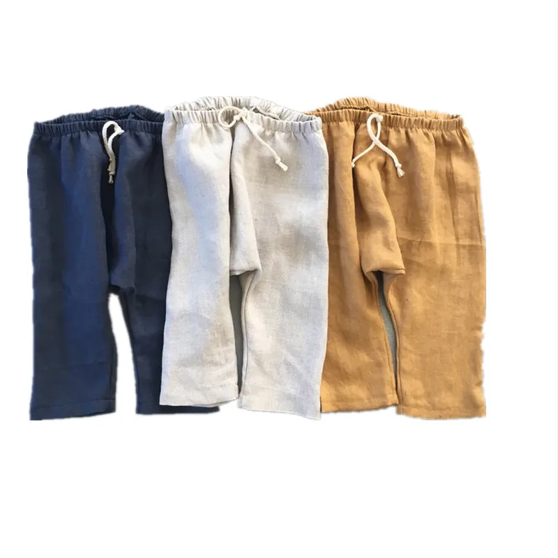 

Top selling super soft cotton Linen newborn baby leggings wholesale, As show