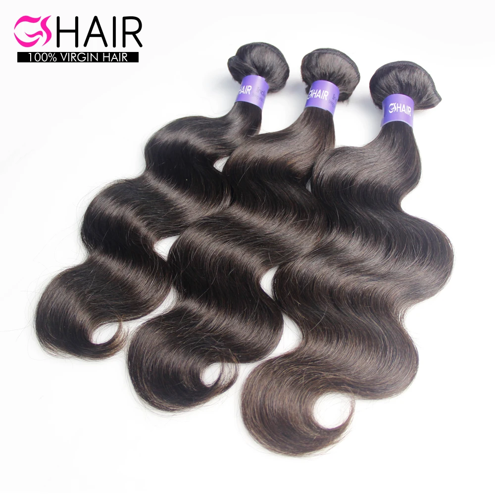 

GS hair wholesale price free sample straight human hair human hair body wave