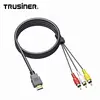Cheap Price Micro Hdmi Male To 3 Rca Video Audio Av Cable Tv Adapter