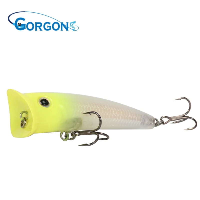 

Gorgons 70mm 11g isca artificial hard small fishing bait topwater mini tuna popper saltwater fishing lure popper lure
